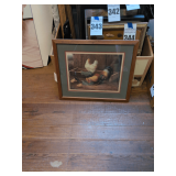 Hen and Rooster Picture 18.5 15.5