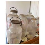 6 Vintage Jars