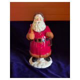 Vintage 14" Hallmark "Old World Santa" Cookie Jar, featuring Santa holding a Lantern
