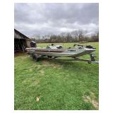 Tracker Marine Aluminum Fishing Boat “Bass Tracker Pro Team” Series Model with Garmin GPS System