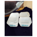 Vintage Pyrex Amish Butterprint Refrigerator  Dishes
