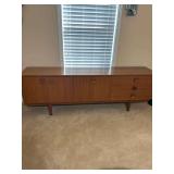 Mid Century Teak Sideboard 84”x17.5”x28”