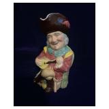 Ceramic Mandolin Player Milk Jug