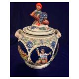 Vintage Gerz Hand Painted Cookie Jar