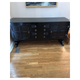 Dark Wood Buffet Cabinet  65”x19”x32”