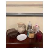 Candles, Wax Warmer, Soap Dishes and Dispenser