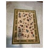 31x46” Rubber Backed Area Rug