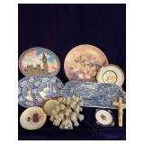 Coral and Decorative Plates