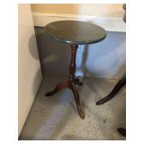 Marble Topped Plant Stand 22” Tall