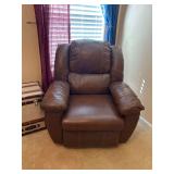 Brown Leather Recliner