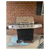 Char-Broil Classic 4-Burner Gas Grill with a Side Burner.