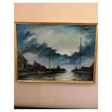 Framed Oil Painting35”x26”