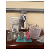 1 Cup Coffee Maker, 2 Measuring Cups, 4 Salt and Pepper Shakers and More
