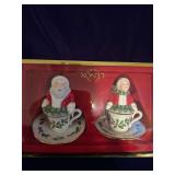 Lenox Mr and Mrs Claus Salt and Pepper Shakers