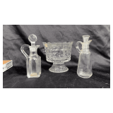 Early American glassware.