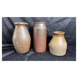 antique primitive stoneware crocks and jars