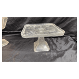 Antique footed platter.