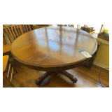 Antique dinner table.