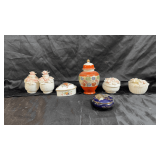 Vintage porcelain trinket boxes