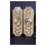 Vintage gilded plaques