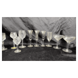 Vintage stemware.