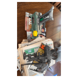 Antique grinder and pick machine