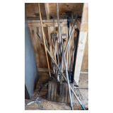 Remaining contents inside shed