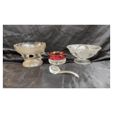 Vintage Early American pattern glass dishes.