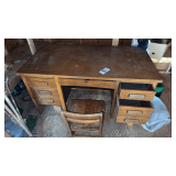 Vintage wooden desk