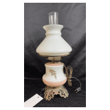 Vintage hurricane lamp.