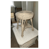 Wicker stool
