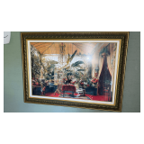 Vintage framed print