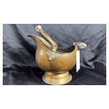 Antique coal scuttle.