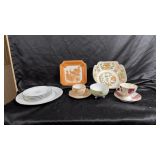 Antique porcelain dishes