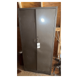 Metal storage cabinet