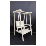 Wooden doll swing