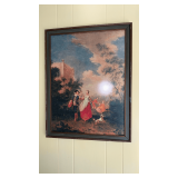 Vintage framed print
