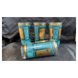 Mid-century modern tumblers.