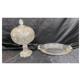 Vintage Early American pattern glass.