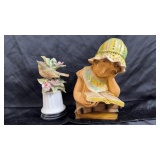 Pair of vintage porcelain figures