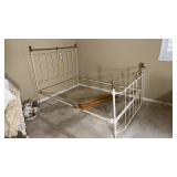 Vintage brass bed frame.