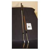 2 Vintage Calamity Jane Clubs: Spalding Kro-Flite Putter & Robert Jones Signature Spalding  - Both Right