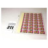US Postal Collector Stamps of Elvis Presley -  29¢ Collector Stamps - 40 on a page in page protector
