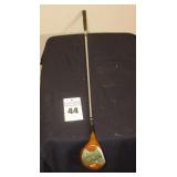 Vintage MacGregor Tourney Wear Golf #1 Wood Driver - Persimmon Wood - Oil hardened Finish  registered 066W - Left