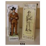 Vintage McCormick Limited Edition "Gunfighter Series" Porcelain Collector Liquor Decanter - Calamity Jane 1852-1903 - In original Box