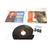 2 Vintage Elvis Presley 45s in original sleeves ("Baby Let