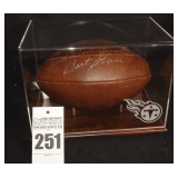 Collectable Bart Starr Signed Football in Case