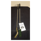 2 Jade Style Putters & Marble/Brass Putter - Right