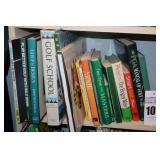 Variety of Golf Themed Books (Hardback, softback, coffee Table): Manuals, Best of Golf, Picture Book, Golf School, Joke, Variety of additional titles