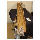 H & B PowerBilt Citation Persimmon  Wood Drivers with Brass Sole Plate - New in Box set of 4 - All are Left - #1, #3, #4, & #5 Drivers - Left